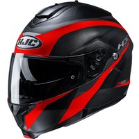 C91TRL - HJC C91 Taly Flip Front Motorcycle Helmet L Red (MC1SF)