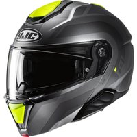 Image of HJC i91 Arven Flip Front Motorcycle Helmet - Yellow