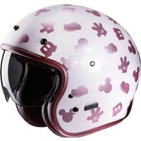 V31DMPXS - HJC V31 Disney Mickey Open Face Motorcycle Helmet XS Pink (MC8SF)