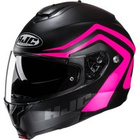 HJC C91N Nepos Flip Front Motorcycle Helmet - Pink