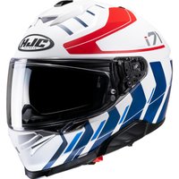 Image of HJC i71 Simo Motorcycle Helmet XL White Red Blue (MC21SF)