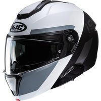 Image of HJC i91 Bina Flip Front Motorcycle Helmet XL Black (MC5SF)