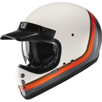 V60SOL - HJC V60 Scoby Motorcycle Helmet L Brown Orange White (MC7)