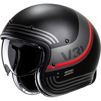 V31BRS - HJC V31 Byron Open Face Motorcycle Helmet S Red (MC1SF)
