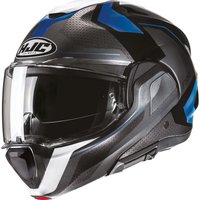 F100BUM - HJC F100 Bios Flip Front Motorcycle Helmet M Blue (MC2)