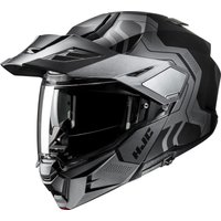 I80VBM - HJC i80 Velly Flip Front Adventure Motorcycle Helmet M Black (MC5HSF)