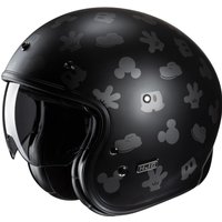 V31DMBM - HJC V31 Disney Mickey Open Face Motorcycle Helmet M Black (MC5SF)