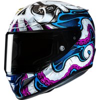 RP12K2XL - HJC RPHA 12 Kraken Motorcycle Helmet XXL Blue Purple White (MC28)