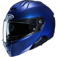 I91UM - HJC i91 Plain Flip Front Motorcycle Helmet M Metallic Blue