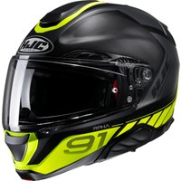 R91RFL - HJC RPHA 91 Rafino Flip Front Motorcycle Helmet L Fluo (MC3HSF)