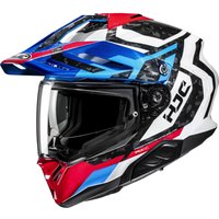 R60DWL - HJC RPHA 60 Dakar Dual Sport Helmet L White Blue Red (MC21)