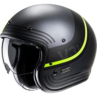 V31BYL - HJC V31 Byron Open Face Motorcycle Helmet L Yellow (MC3HSF)