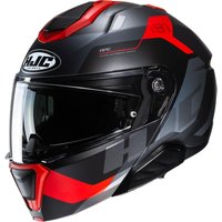 I91CRM - HJC i91 Carst Flip Front Motorcycle Helmet M Red (MC1SF)