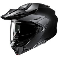 I80MBL - HJC i80 Semi Flip Front Adventure Motorcycle Helmet L Flat Black