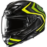 F71CNYL - HJC F71 Carbon Nevio Motorcycle Helmet L Yellow (MC3H)