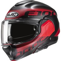 F100HR2XL - HJC F100 Hetal Flip Front Motorcycle Helmet XXL Red (MC1SF)