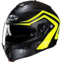 C91NNYS - HJC C91N Nepos Flip Front Motorcycle Helmet S Yellow (MC3HSF)