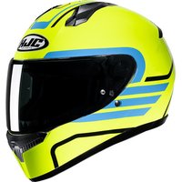 C10LYM - HJC C10 Lito Motorcycle Helmet M Yellow (MC3H)
