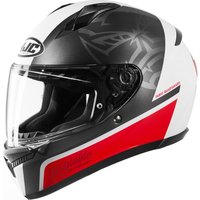 Image of C10FQXL - HJC C10 Fabio Quartararo 20 Motorcycle Helmet XL White Grey Red (MC1SF)