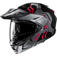 I80VRL - HJC i80 Velly Flip Front Adventure Motorcycle Helmet L Red (MC1)