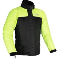 Image of Oxford Rainseal Motorcycle Over Jacket XL Black Fluo