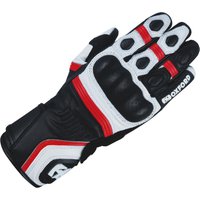 Image of Oxford RP-5 2.0 Long Motorcycle Gloves M White Black Red