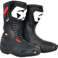 Image of Oxford Cypher 1.0 Dry2Dry Motorcycle Boots 45 Black White Red (UK 11)