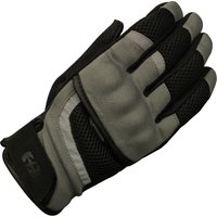 Oxford Brisbane Short Ladies Motorcycle Gloves S Charcoal White Black