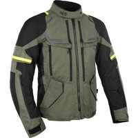 Oxford Rockland Motorcycle Jacket 5XL Khaki Black Fluo