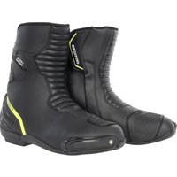 Oxford Code 1.0 Mid Dry2Dry Motorcycle Boots 41 Black Fluo Yellow (UK 7)