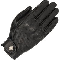 Oxford Henlow Air Ladies Leather Motorcycle Gloves L Black