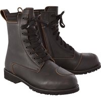 Image of Oxford Magdalen Ladies Leather Motorcycle Boots 41 Brown (UK 8)