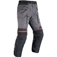 Image of Oxford Rockland Motorcycle Trousers M Charcoal Black Red Long