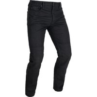 Oxford Original Approved AAA Slim Black Motorcycle Jeans (W30) (L36) Extra Long