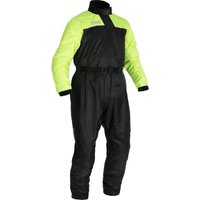Image of Oxford Rainseal 1-Piece Motorcycle Oversuit M Black Fluo