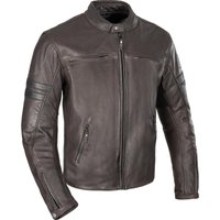 Oxford Holton Leather Motorcycle Jacket L Brown