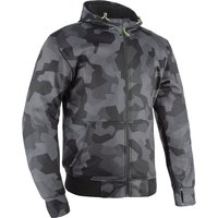 Image of Oxford Super 2.0 Motorcycle Hoodie M Grey Camo