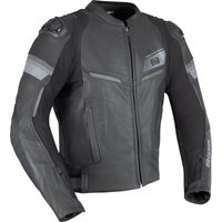 Image of Oxford Cypher 1.0 Leather Motorcycle Jacket XXL Stealth Black