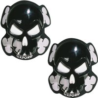 Oxford Skull Motorcycle Knee Sliders Black