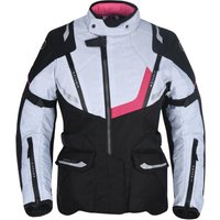 Oxford Montreal 3.0 Ladies Motorcycle Jacket 12 Black White Pink