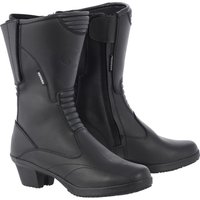 Oxford Valkyrie Ladies Leather Motorcycle Boots 37 Black (UK 4)