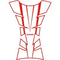 Oxford Sheer Arrow Motorcycle Vinyl Tank Pad Red