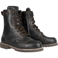 Image of Oxford Radley Ladies Leather Motorcycle Boots 41 Dark Brown (UK 8)