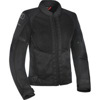 Oxford Iota 1.0 Air Ladies Motorcycle Jacket 14 Stealth Black