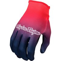Image of Troy Lee Designs Flowline Faze Motocross Gloves XL Red Navy