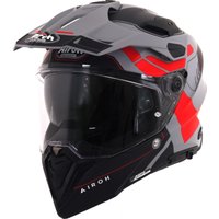 Airoh Commander 2 Reveal Dual Sport Helmet 3XL Matt Red Fluo