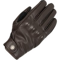 Image of Oxford Henlow Ladies Leather Motorcycle Gloves M Brown