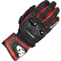 Image of Oxford Nexus Leather Motorcycle Gloves S Black White Red