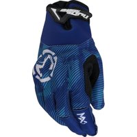 Image of Moose Racing MX-1 Gloves - Blue/Light Blue/White