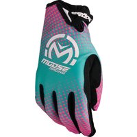 Image of Moose Racing SX1 Gloves - Black/Orange/Pink/Purple/Teal